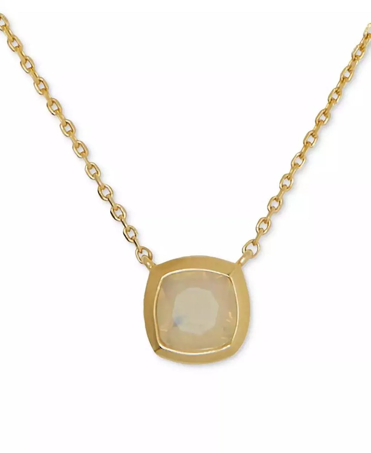 23k Gold-Plated Sterling Silver Pendant Necklace, 16"   3" extender