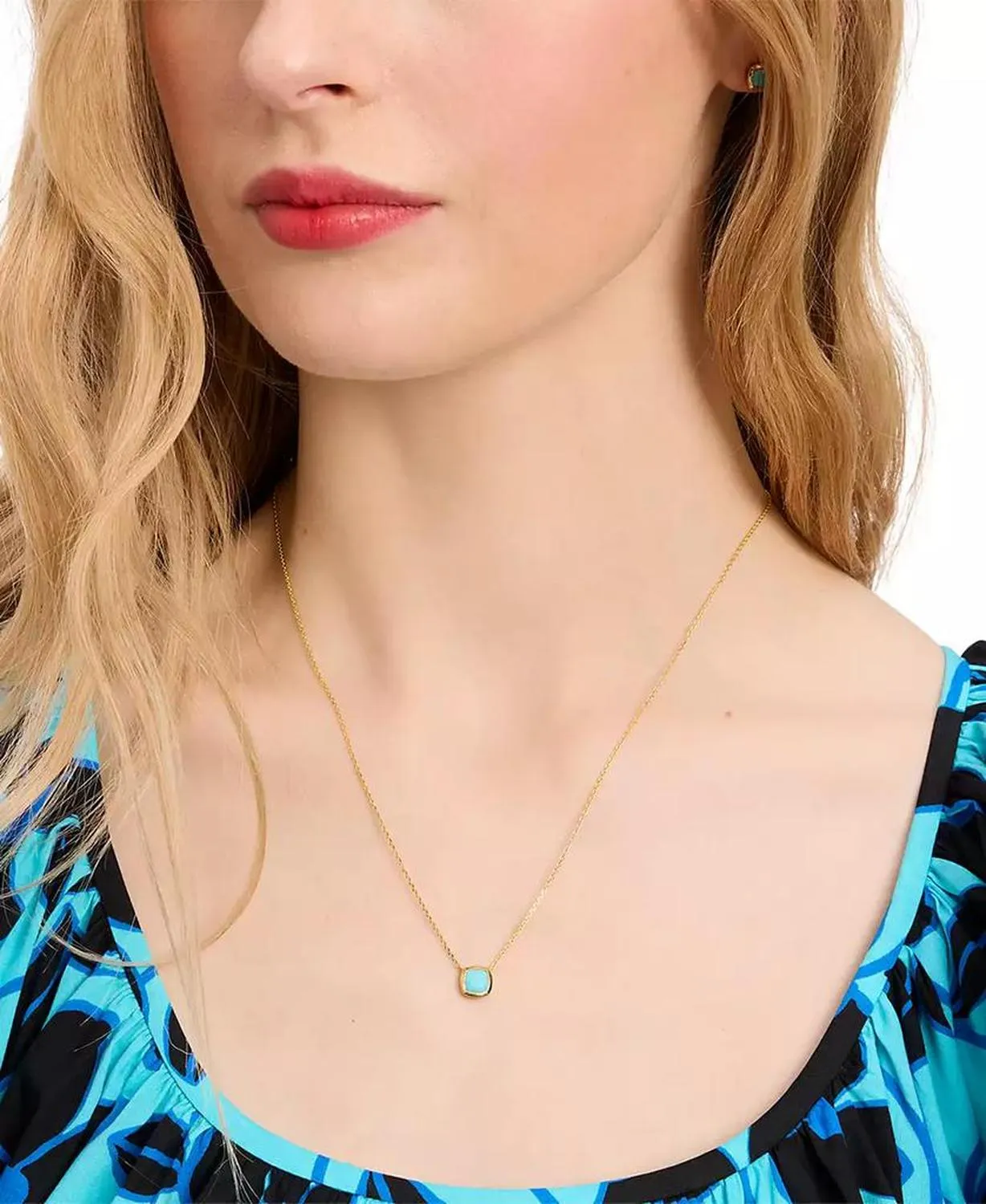 23k Gold-Plated Sterling Silver Pendant Necklace, 16"   3" extender