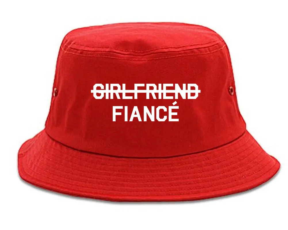 Girlfriend Fiance Engagement Mens Bucket Hat