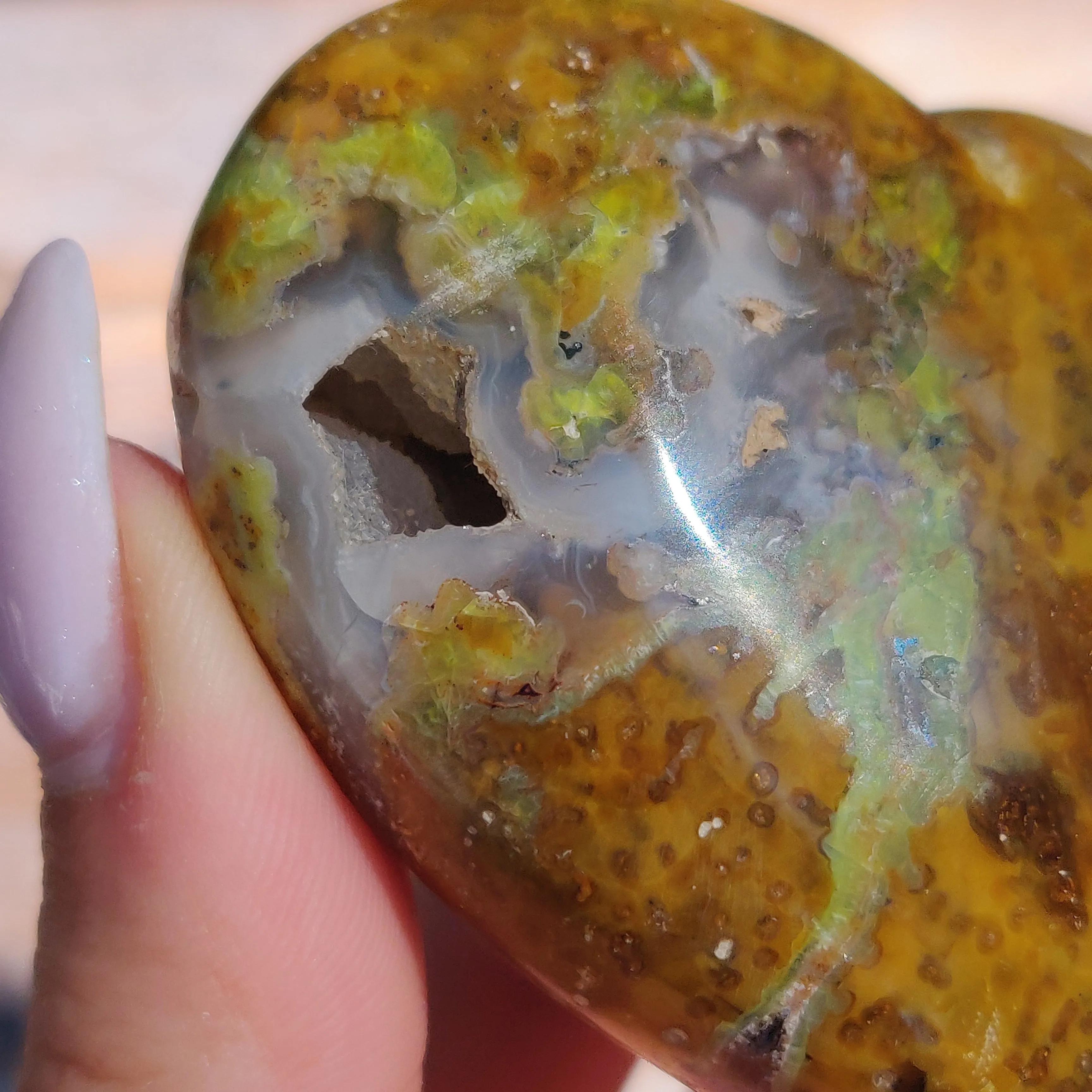 Matrix Green Opal Heart (#2)