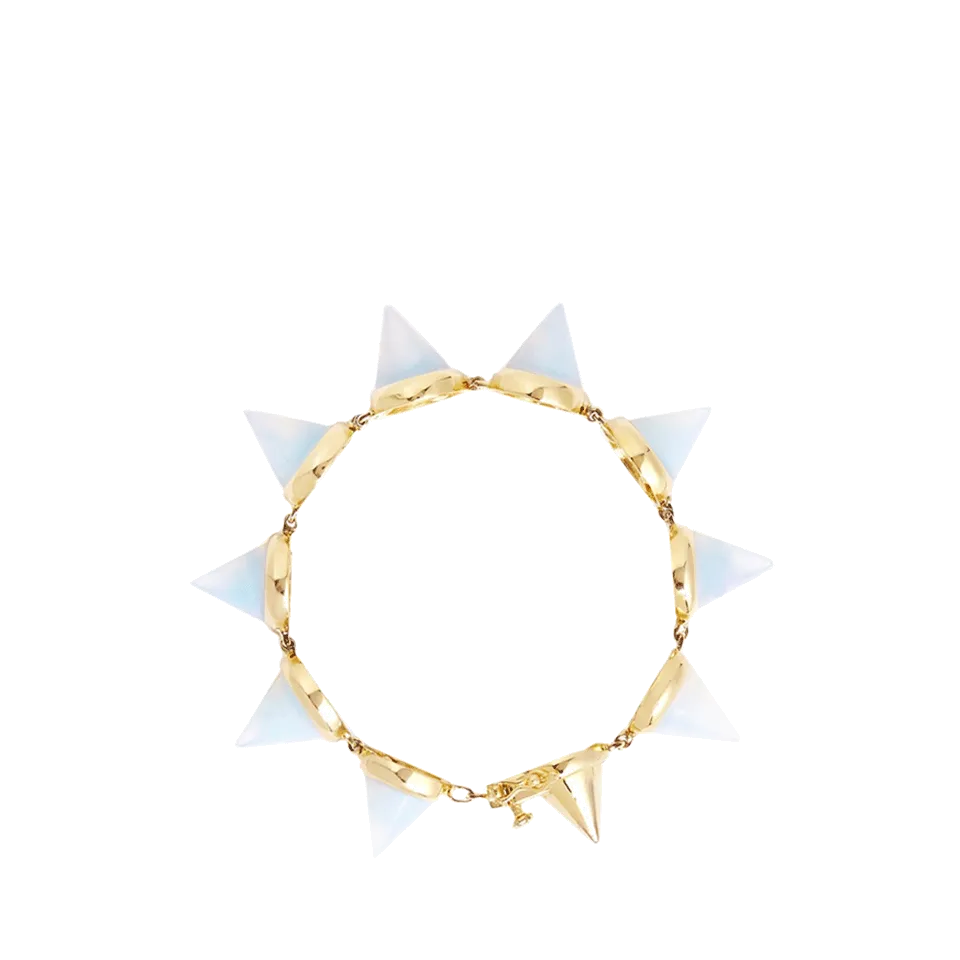 Opal Gemstone Cone Bracelet