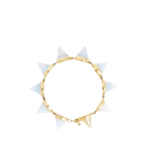 Opal Gemstone Cone Bracelet
