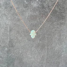 Opal Necklace/ October Birthstone Necklace-