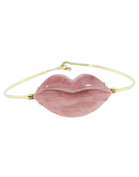 Pink Opal Lips Bracelet