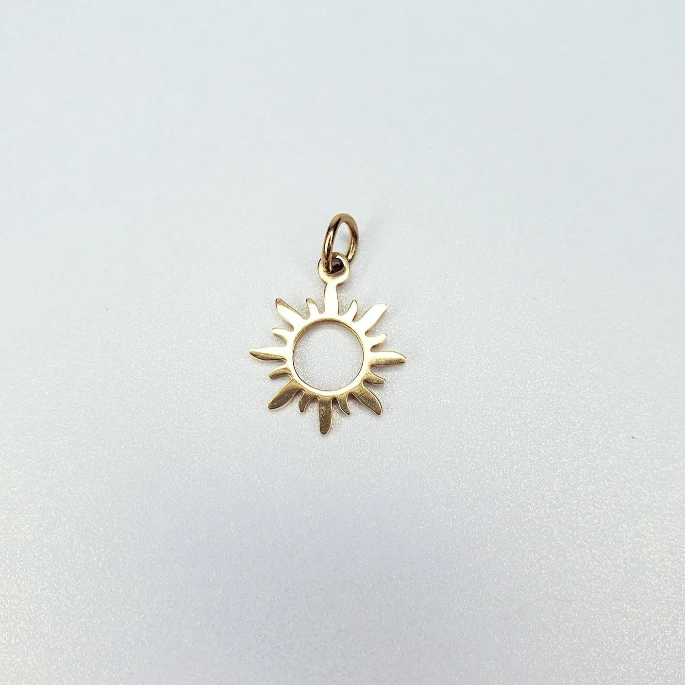 Stainless Steel Sun Charm