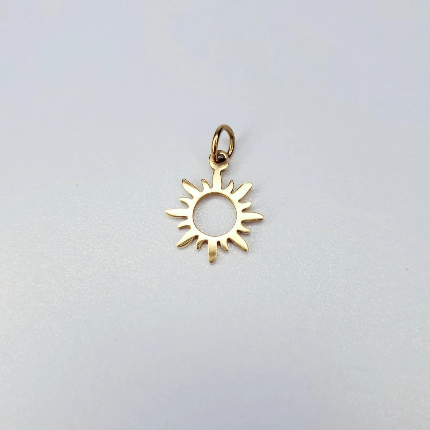 Stainless Steel Sun Charm