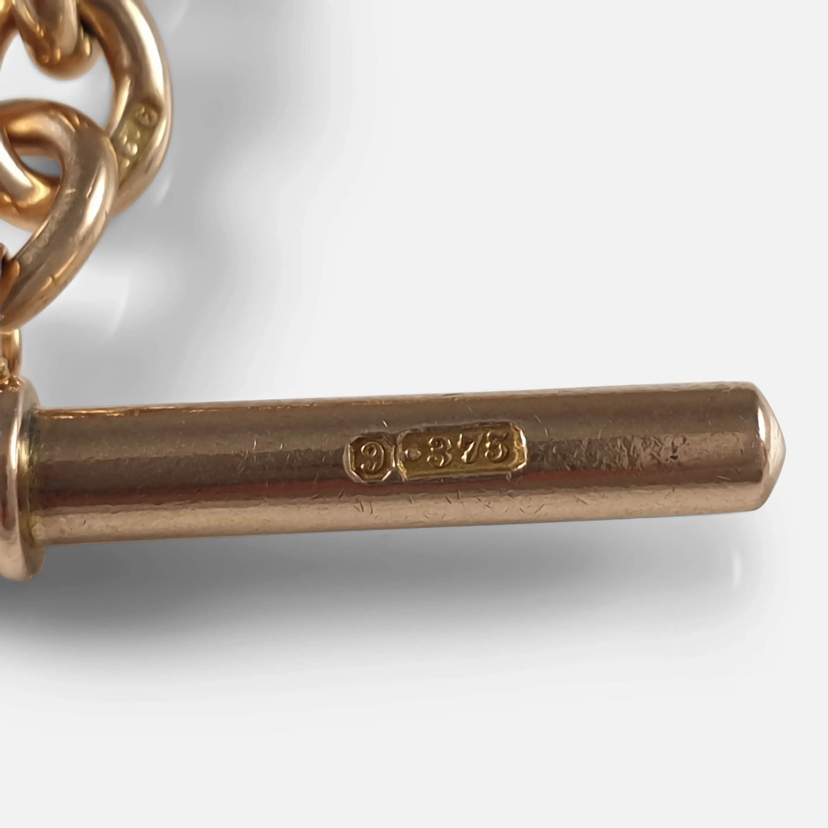 Victorian 9ct Yellow Gold Double Albert Watch Chain, 39.2 grams